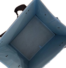 ALDI Shopping Box Bag Collapsible 14x10x11″ Blue Navy 1PC