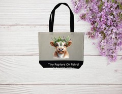Highland Cow~ Canvas Tote Bag~FREE shipping~shopping~CHOICE~Reusable~Gift~USA