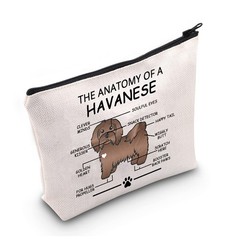 LEVLO Funny Havanese Lovers Gifts The Anatomy of A Clever
