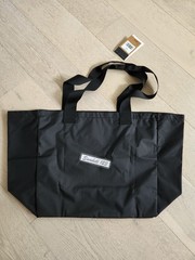 NEW The North Face EWC Tote L Large Lightweight Solid Black Shopping Bag