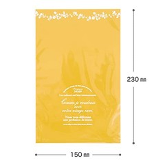 HEADS NAV-OP3 Natural Vine OPP Gift Bags Made in Japan Brown 150mm W x 230mm H