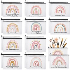Ganeen 24 Pcs Inspirational Cosmetic 7.1 x 4.3 inches, as the pictures shown