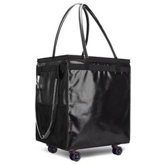 (Medium) Reusable Grocery Bag on Wheels with Upgraded -Resistant Fabric | Enh…