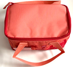 Trader Joe’s Mini Insulated Tote Cooler Bag 1.5-Gal Peach Lunch Travel Beach Bag