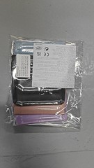 CANIPHA 4pcs Lambskin Pocket Cosmetic Bag, Waterproof Portable No Zipper