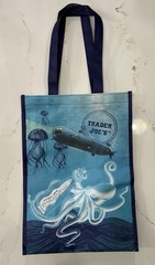 Trader Joe’s Recycled Ocean Plastic Reusable Shopping Tote Gift Bag