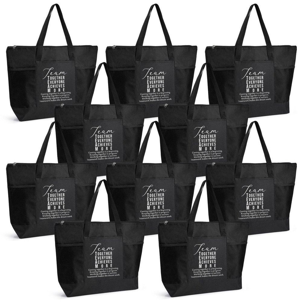 20 Pcs Team Appreciation Gifts Bulk Tote Bags Pocket Graduation Gifts for Cna…