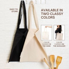 Cotton Tote Bags 16×15 Inch Lightweight Reusable Medium Cloth Grocery Shopping