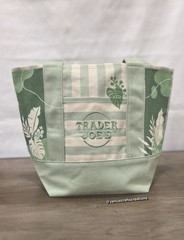 Made To Order – Hand-Painted Trader Joe’s Striped Mini Green — Tropical Plants