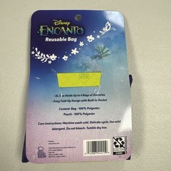 Disney Encanto Reusable Bag Holds up to 4 Bags Groceries Purple NEW