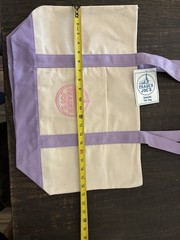 Trader Joe’s Canvas Large Purple Shopping Bag Limited Tote Lavender FREE Ship!