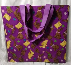 Easter SHOPPING BAG TOTE GIFT Pastel Eggs assorted design Paisley reusable NEW