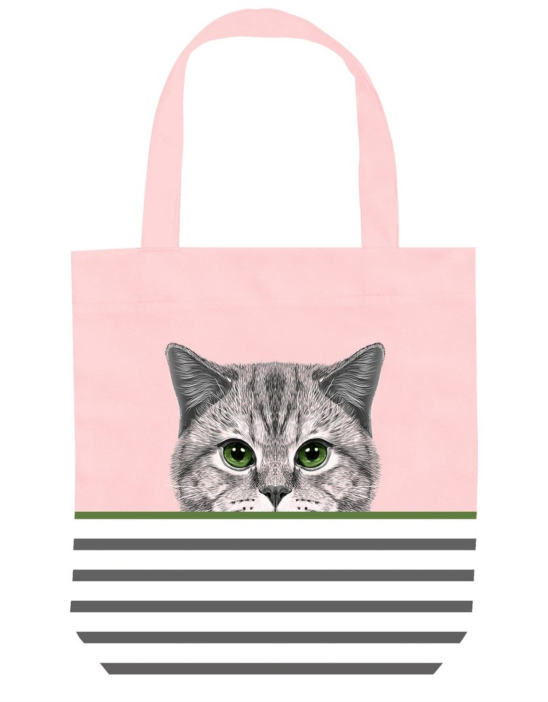 Cute Pink Cat Tote Bag – Cat Gifts for Women – Mom Gifts – Birthday Bags for …
