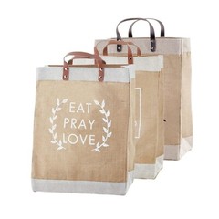 Personalized Leather Handle Jute Gift Bags Exquisite Fashion with a Purpose