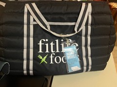Fitlife Foods Insulated Cooler Tote Bag Black Specialty Foods Zips Fit Life XL