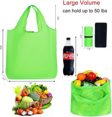 8 Pack Grocery Bags Reusable Foldable Shopping Bags X-Large 50LBS Groceries Bags