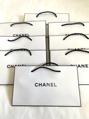 14-Pack of Chanel Classic Black & White Paper Gift Shopping Bags in various size