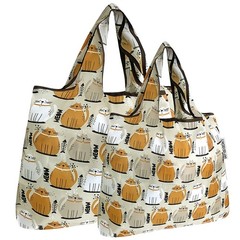 Large Foldable Tote Nylon Reusable Grocery Bags Shopping Travel Carry On