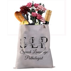Speech Language Pathologist SLP Tote Bag for Women Student Graduation Gift