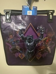 Black Panther Reusable Eco Black & Blue Shopping Tote Bag w/Handles New! Party