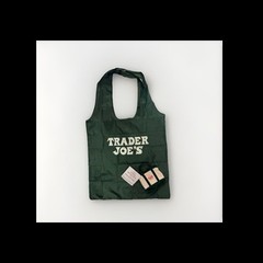 Trader Joe’s Canvas Micro Tote with Grocery Bag, Green