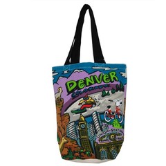 Shopper Tote Bag – Denver Colorado One Size, Blue, Green, Red, Brown, Purple