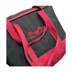 Trader Joes Insulated Reusable Cooler Shopping Grocery Bag 7 Gallon Zipper Red