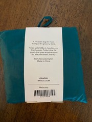 BAGGU Standard Size Reusable Bag malachite Green- NWT Rare