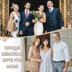 2 PCS Mother Bride Groom Bags Wedding Burlap Jute Tote Bridesmaid 15.8×11.8