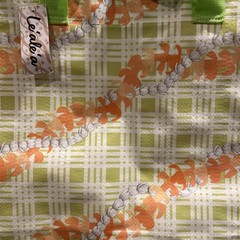 Le’ale’a Hawaiian Puakenikeni & Pikake Flowers Print Large Reusable Bag NEW