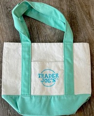 Viral Mini- Trader Joe’s Canvas Reusable Foldable Shopping Bag! FREE SHIPPING