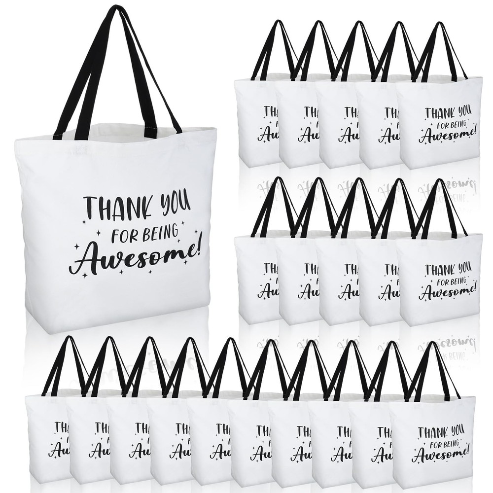 Paterr 20 Pcs Employee Appreciation Gifts Bags 18.5 x 14.9 Inch Large Reusabl…