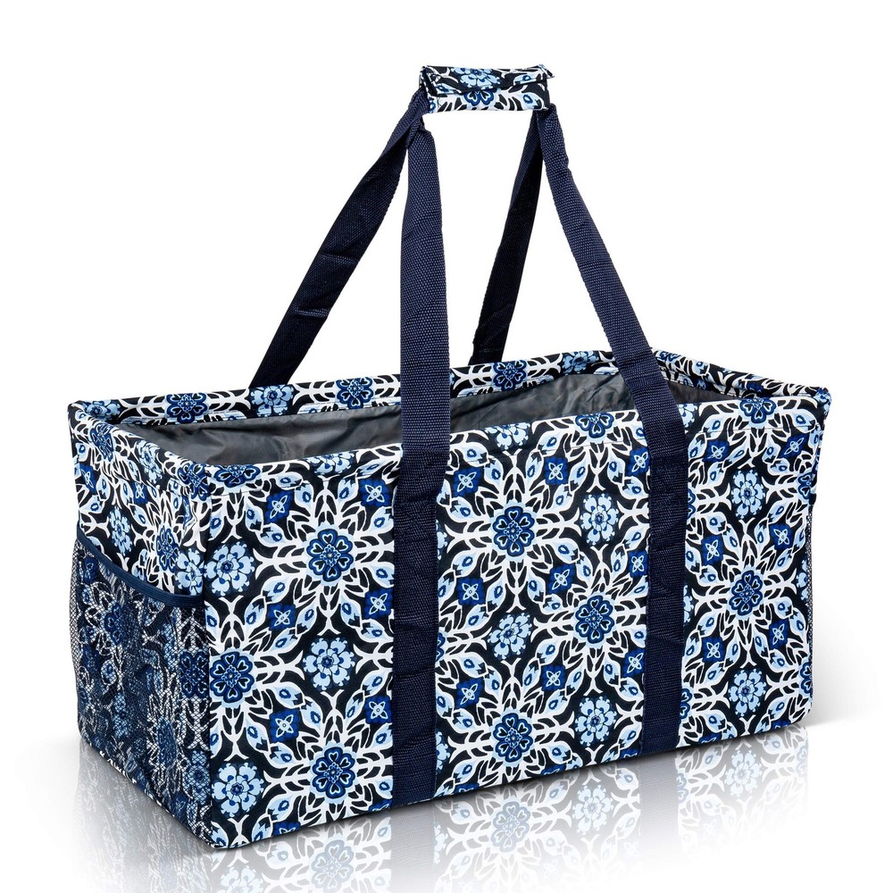 Extra Large Utility Tote Bag – Oversized Collapsible Reusable Wire Frame Rect…