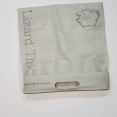 Lizard Thicket Clothing Shopping Bag Gray Fabric Rooted in Style Boutique 18×14
