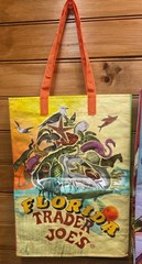 Lot Of 3 Trader Joe’s Reusable Bags / Totes- Florida, Louisiana & New Mexico T-8