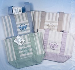 Trader Joes Striped Mini Tote Set of 4 Released in June 2026 NWT
