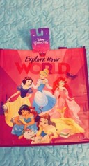 Disney Princess Reusable Shopping Tote Bag with Handles NEW WITH TAG