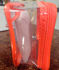 M Clear Makeup Bags, TSA Approved Toiletry Bag with Zipper, Organizing Cube