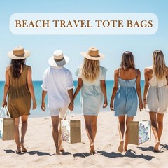 6 Pack Beach Burlap Tote Bags Bulk Large Beach Jute Tote Bag with Handles 14….