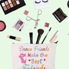 FOTAP Dance Partner Gift Friends Make the Best Zipper black