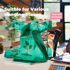 500 Eco Biodegradable Grocery Bags with Handles – Reusable T-Shirt Bulk for Shop