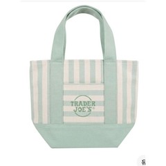 🔥✨100% Authentic Trader Joe’s Striped Canvas Mini Summer Tote Individual✨🔥