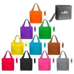 Reusable Grocery Bags 10 Pack Colorful with Storage Box, Foldable Heavy Duty …