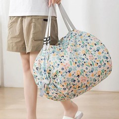 Foldable Waterproof Shopping Bag Nylon Beach Grocery Travel Storage Bag
