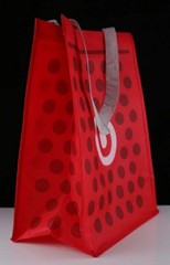 New Target Bullseye Red Reusable Handle Bag 16″