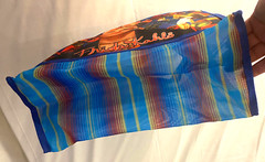 Frida Kahlo Blue Mexican Mesh Bag Bolsa De Maya Mexicana De Frida Kahlo Parrott