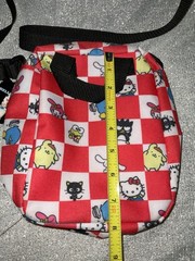 Hello Kitty & Friends 8″ Adjustable Nylon Bag by Fast Forward New York & 2 Clips