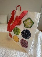Large reusable shopping tote bag viral tote bag Bon Appetite Brooklyn Fare Stop