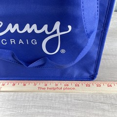 Jenny Craig Insulated Cooler Bag Double Handles Front Pocket Retired DBL Zipper