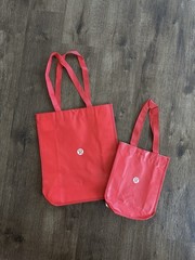 lululemon Reusable Shopping Totes – Red – Spring 2025